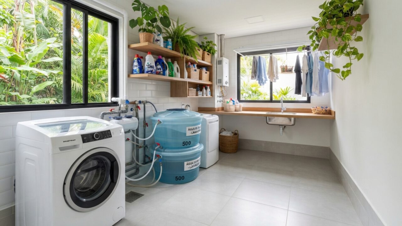 A tecnologia que reaproveita a água fria que seria desperdiçada no início do banho até atingir a temperatura ideal