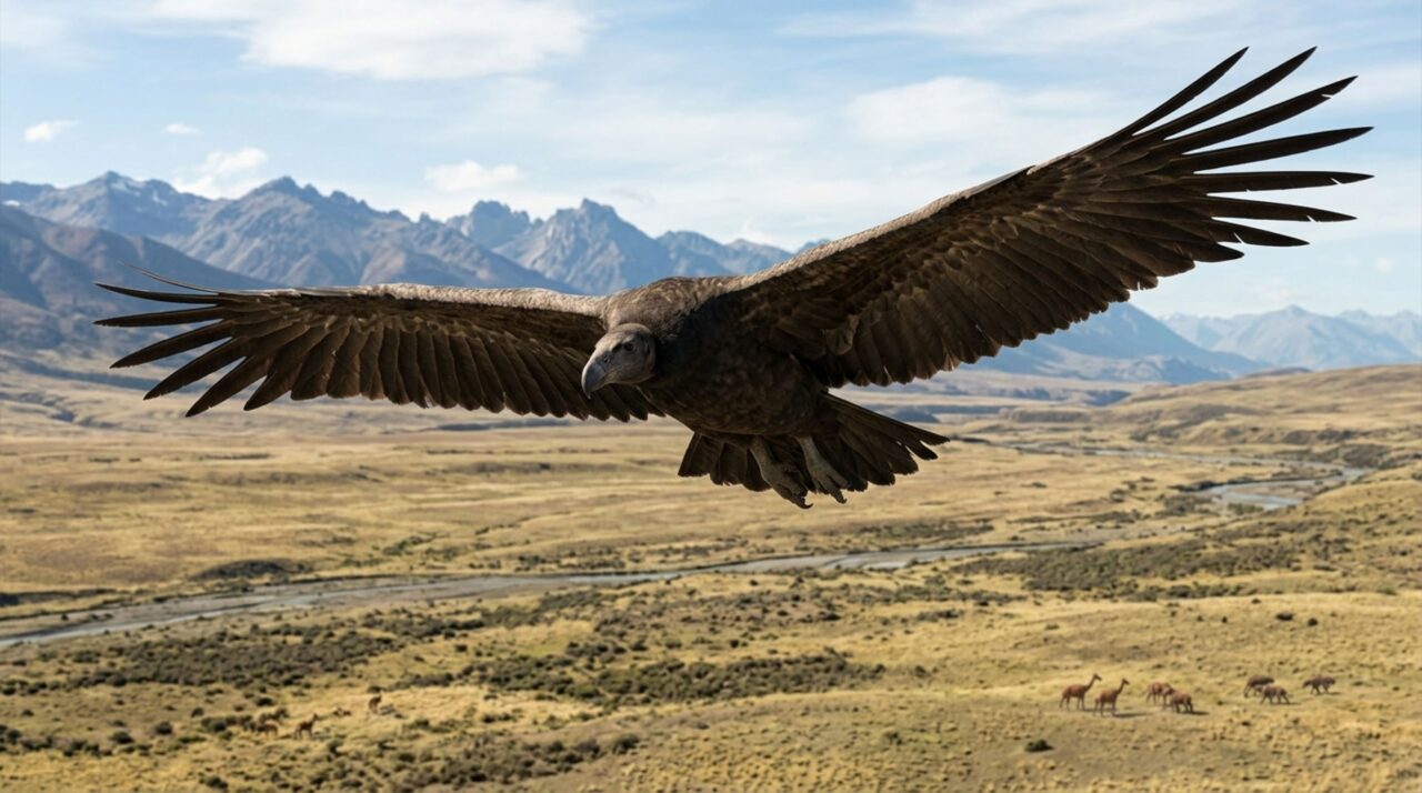 A ave de 70 kg e quase 6 metros de envergadura que precisava das montanhas para ganhar o céu