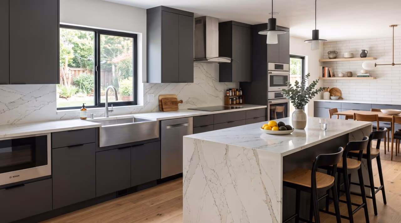 Quanto custa modernizar a cozinha trocando apenas as portas dos armários e as bancadas em 2026?