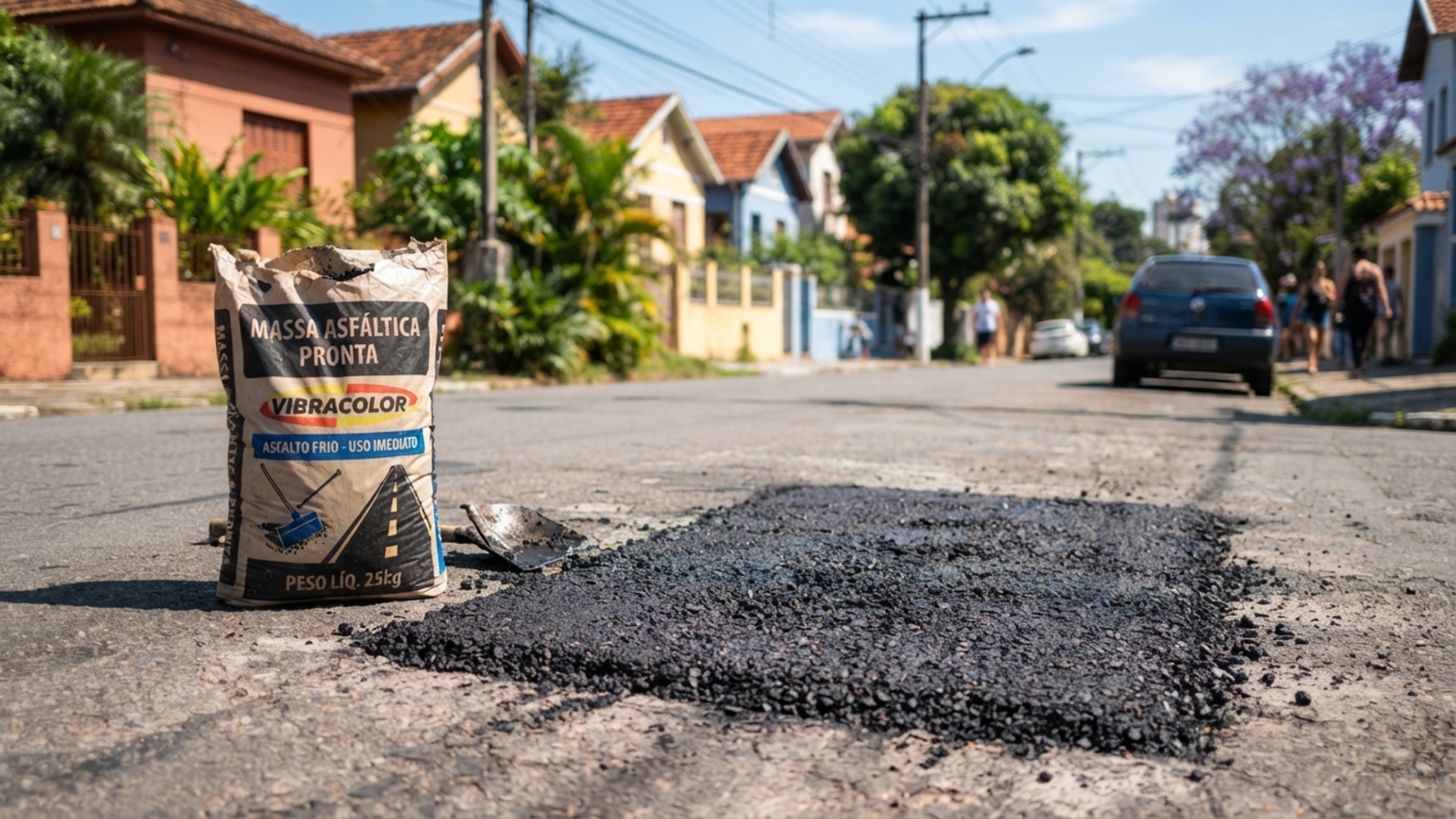 Asfalto frio em saquinho: a tecnologia pronta que dispensa maquinário pesado e permite tapar buracos na calçada em 10 minutos - QTU Questões do Universo