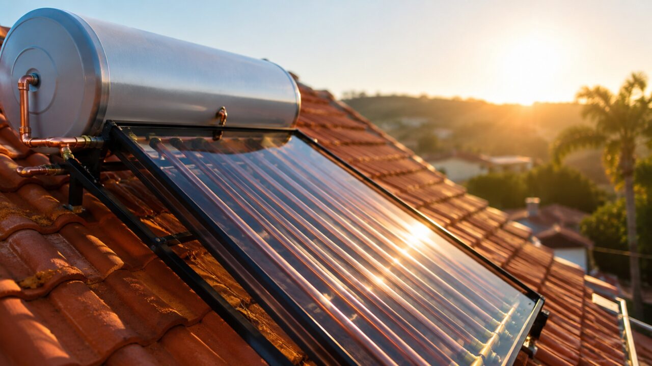 Até onde vai a engenhosidade humana; encanador amador cria aquecedor de água solar caseiro feito de canos de cobre que pode chegar até 65°C