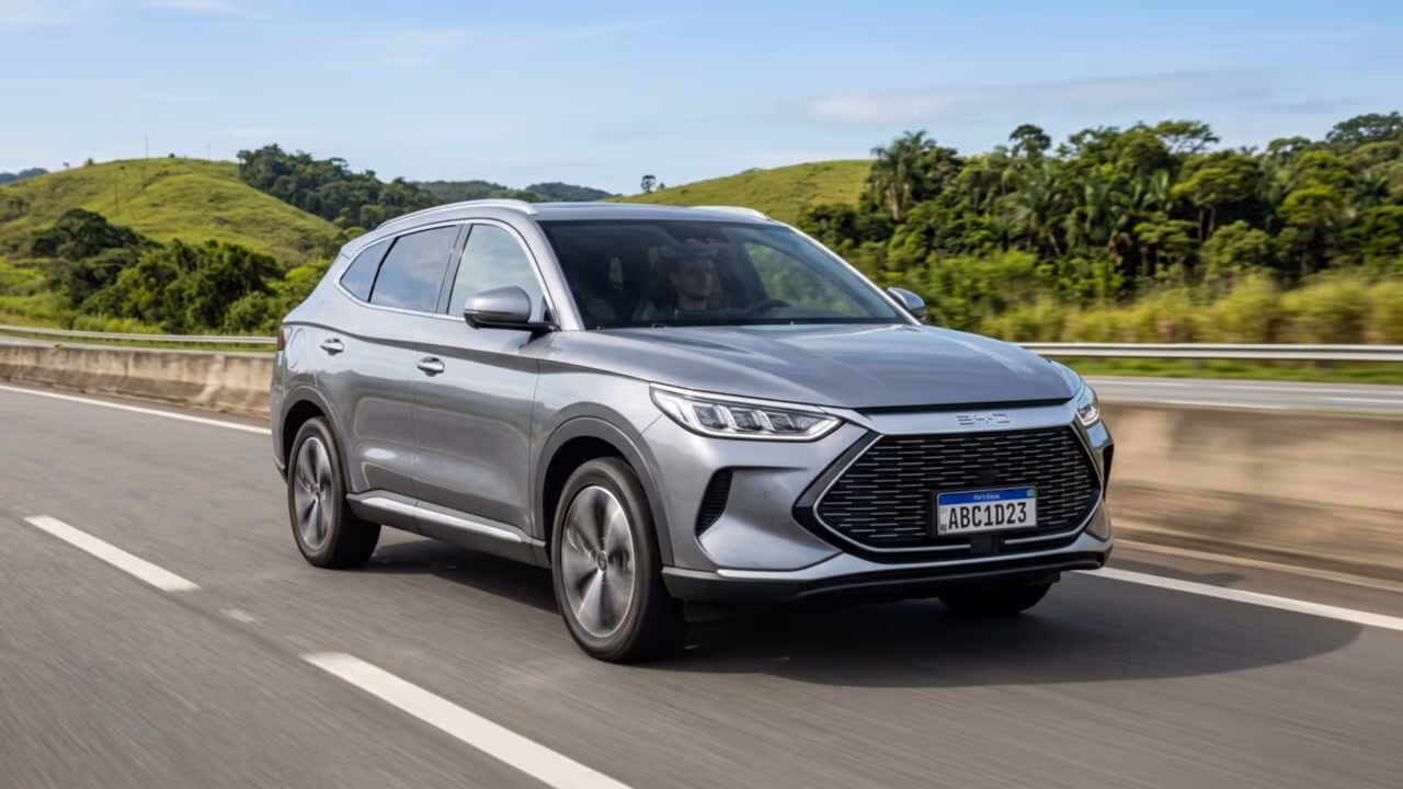 SUV híbrido da BYD promete até 1.150 km e 240 cv para desafiar modelos a gasolina
