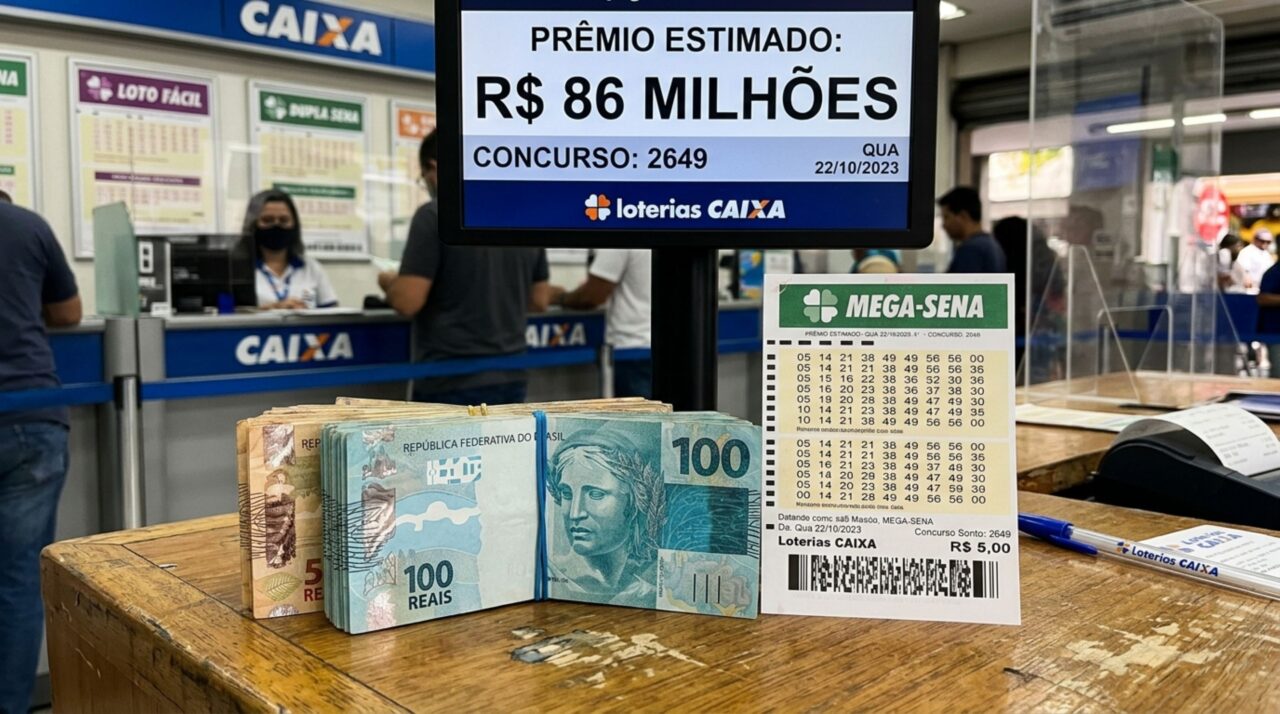 Próximo sorteio da Mega-Sena pode pagar R$ 86 milhões e prêmio acumulado aumenta a expectativa dos apostadores