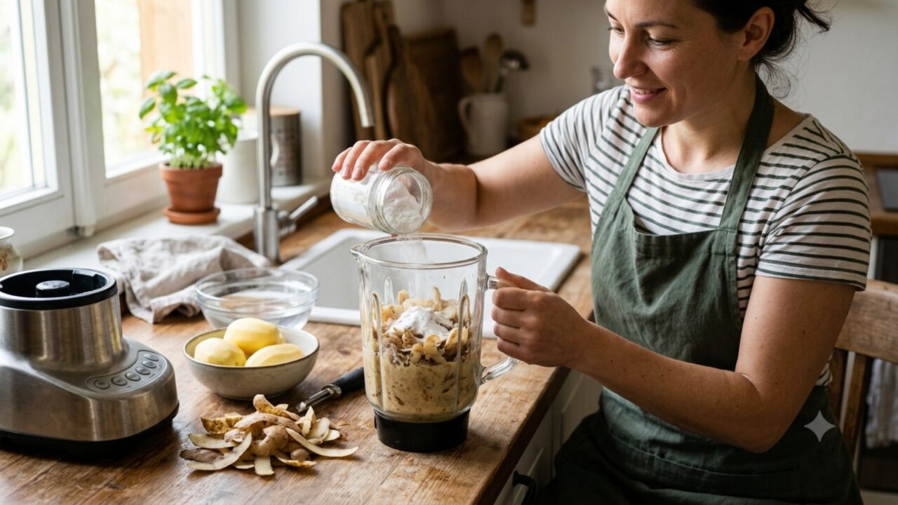 Bater cascas de batata com bicarbonato de sódio: serve para que e qual a recomendação