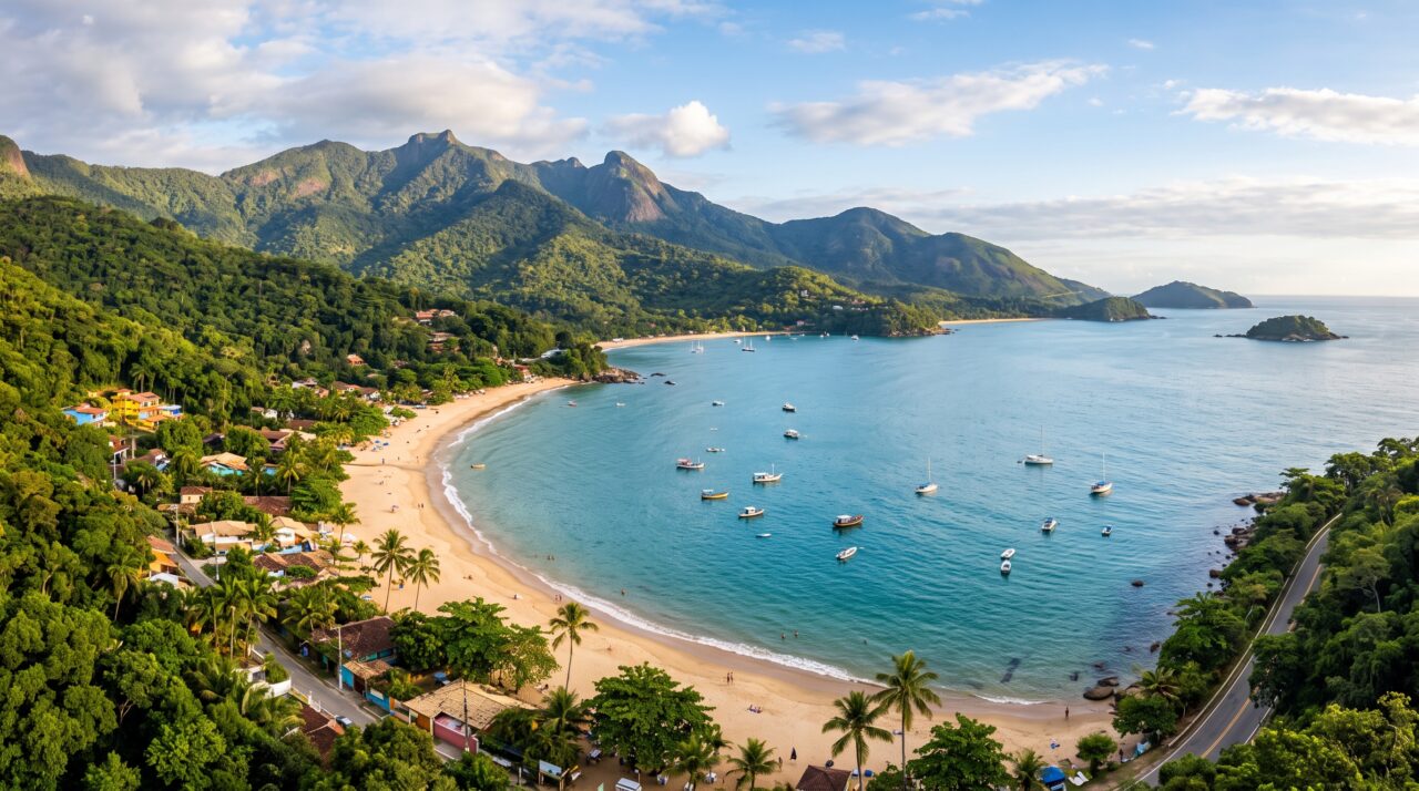 Cidade que mais conquista novos moradores no litoral paulista, graças à sua qualidade de vida e praias tranquilas emolduradas por montanhas que garantem segurança e contato diário com a natureza