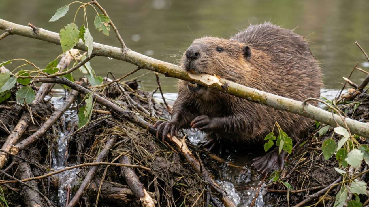 Espécie extinta há cerca de 400 anos volta aos rios com uma família de cinco animais e começa a transformar a paisagem