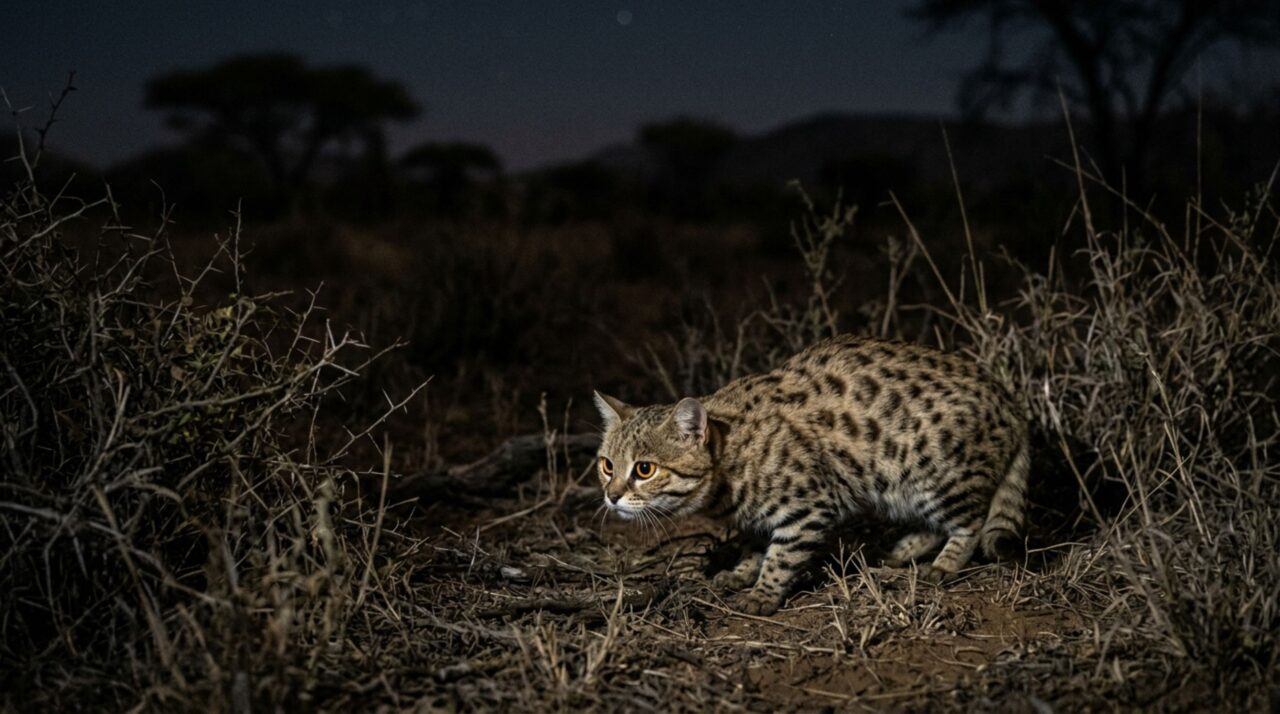 O menor gato selvagem da África pesa menos de 2 kg e acerta 60% de suas caçadas