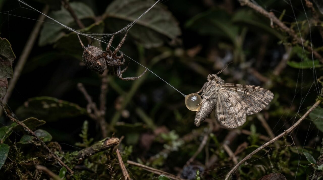 A esfera de seda que encerra o voo da mariposa