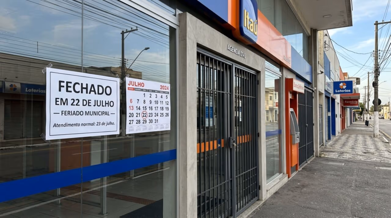 Bancos declaram que agências não abrirão nesta quarta-feira, 22