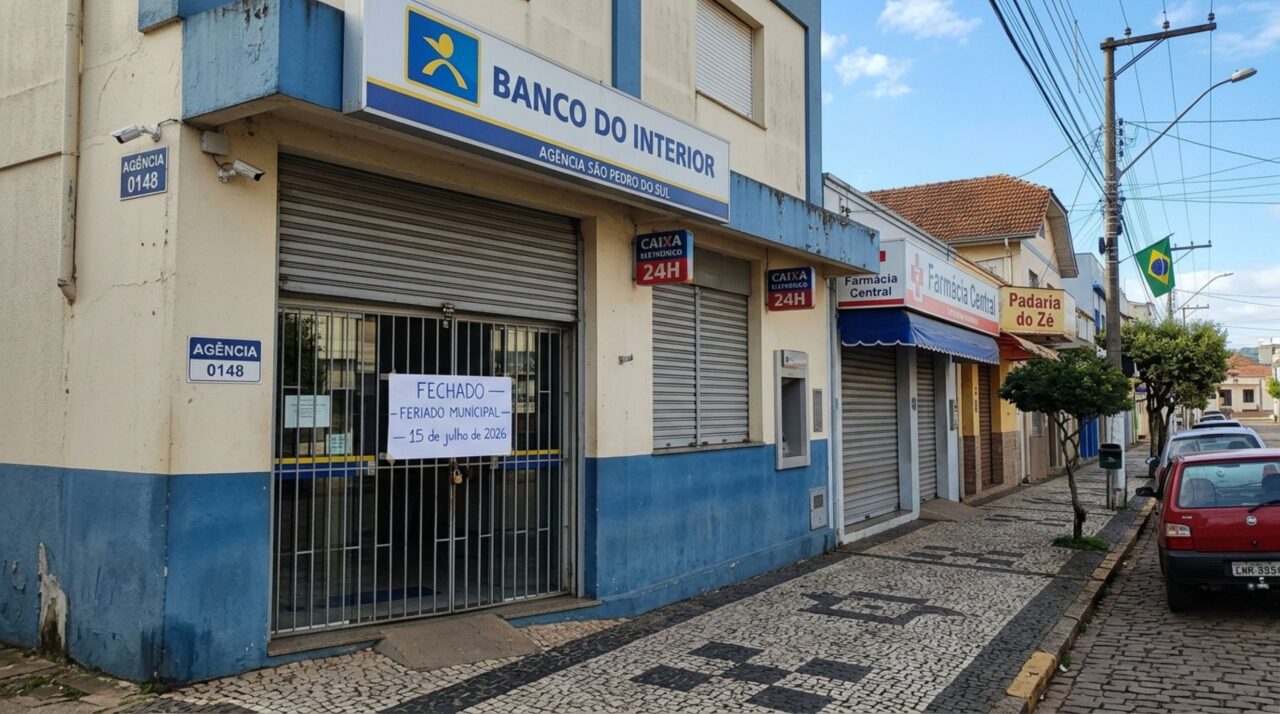 Agências bancárias não abrirão hoje, dia 15