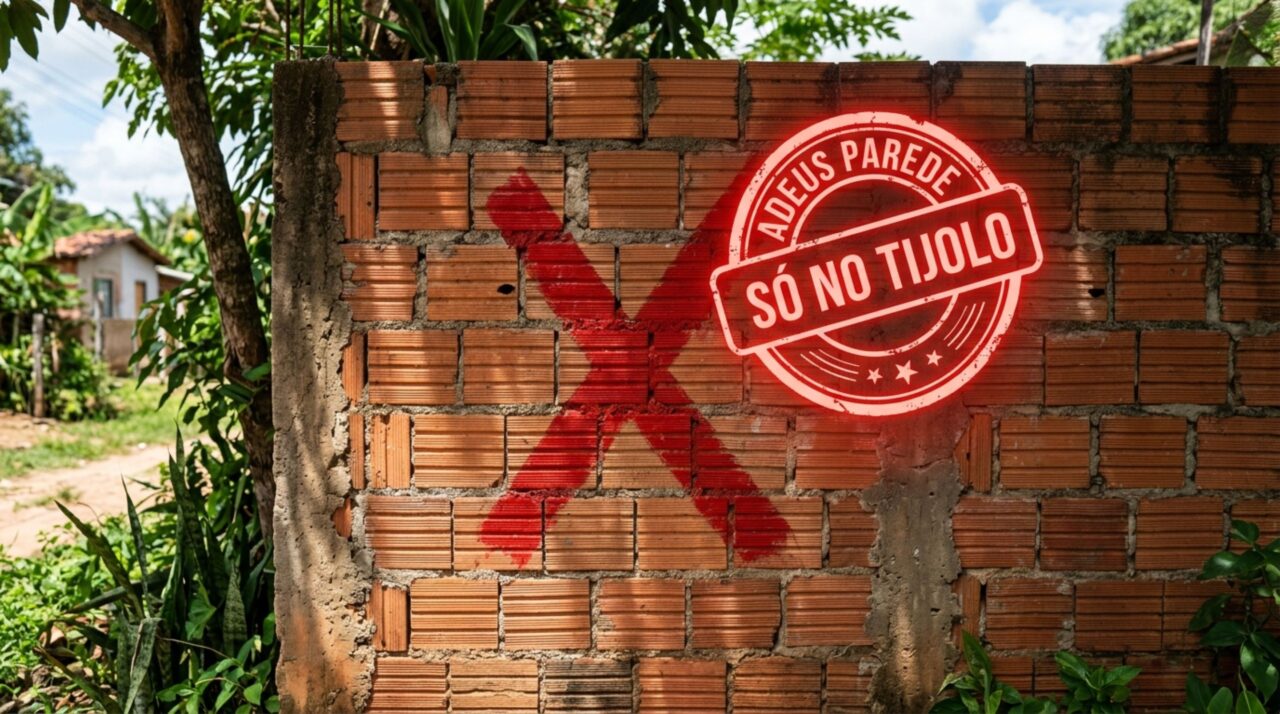 Diga adeus à parede sem reboco: usando uma desempenadeira e um rolo de tinta, pedreiro ignora reboco e cria mistura econômica aplicável direto no tijolo