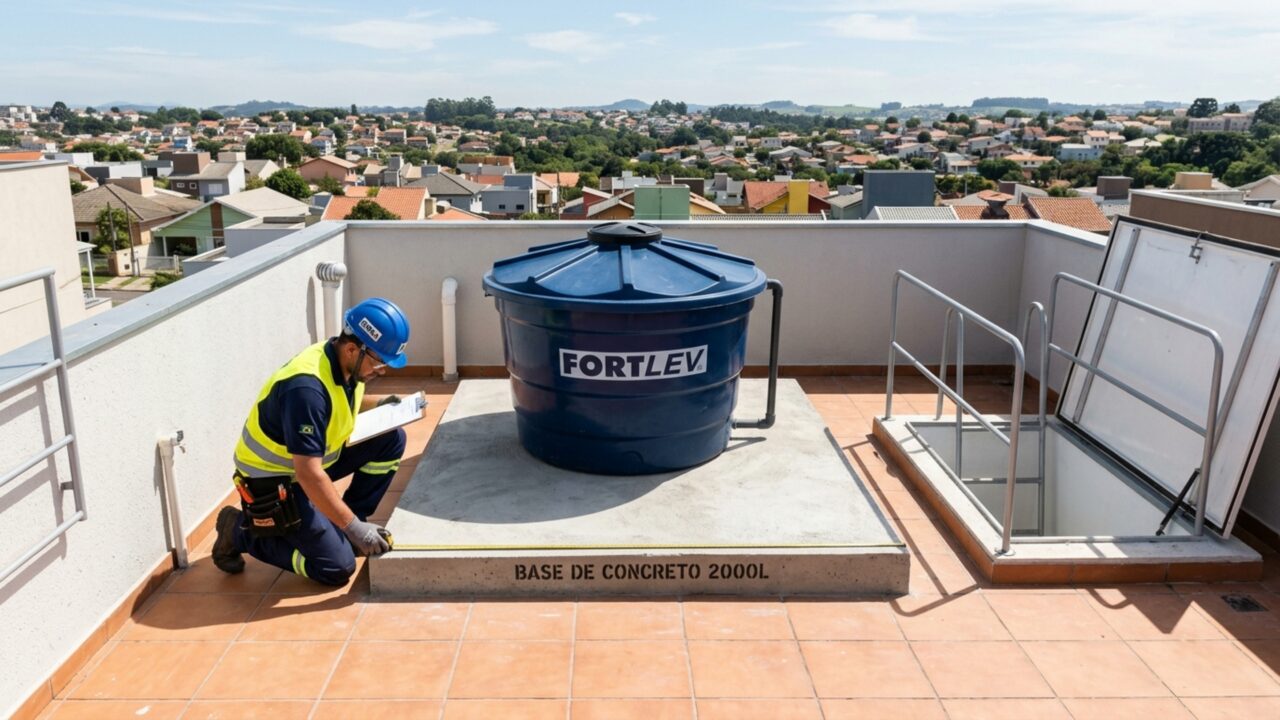 Quanto um encanador cobra para instalar uma caixa d’água em julho de 2026?