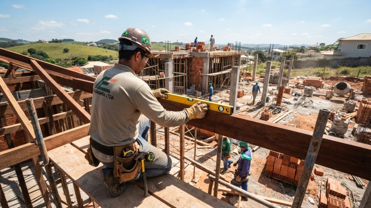 Quanto um pedreiro cobra para construir uma casa de 100 m² pronta para morar em julho de 2026?