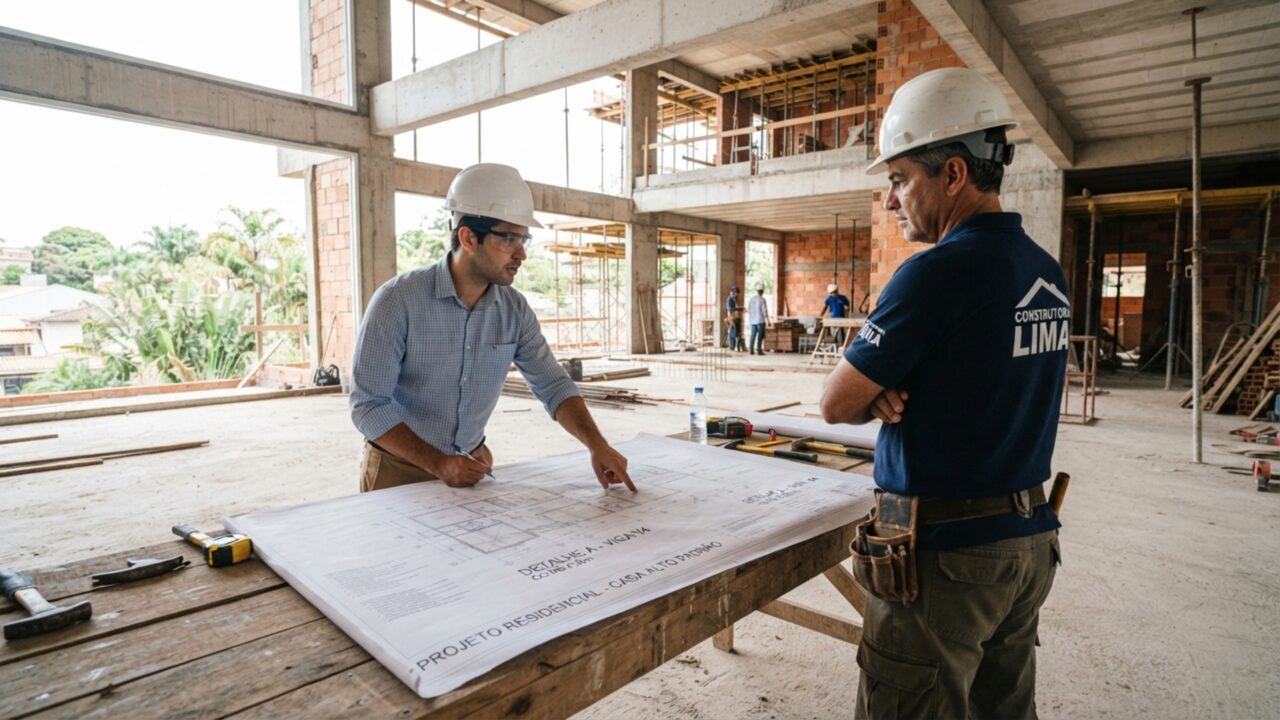 Quanto um engenheiro civil cobra para acompanhar uma obra residencial do início ao fim em julho de 2026?
