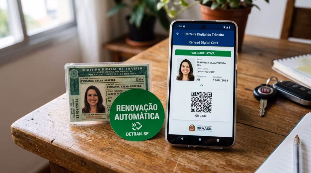 Renovação automática da CNH já é lei, mas motoristas precisam cumprir requisitos pouco conhecidos