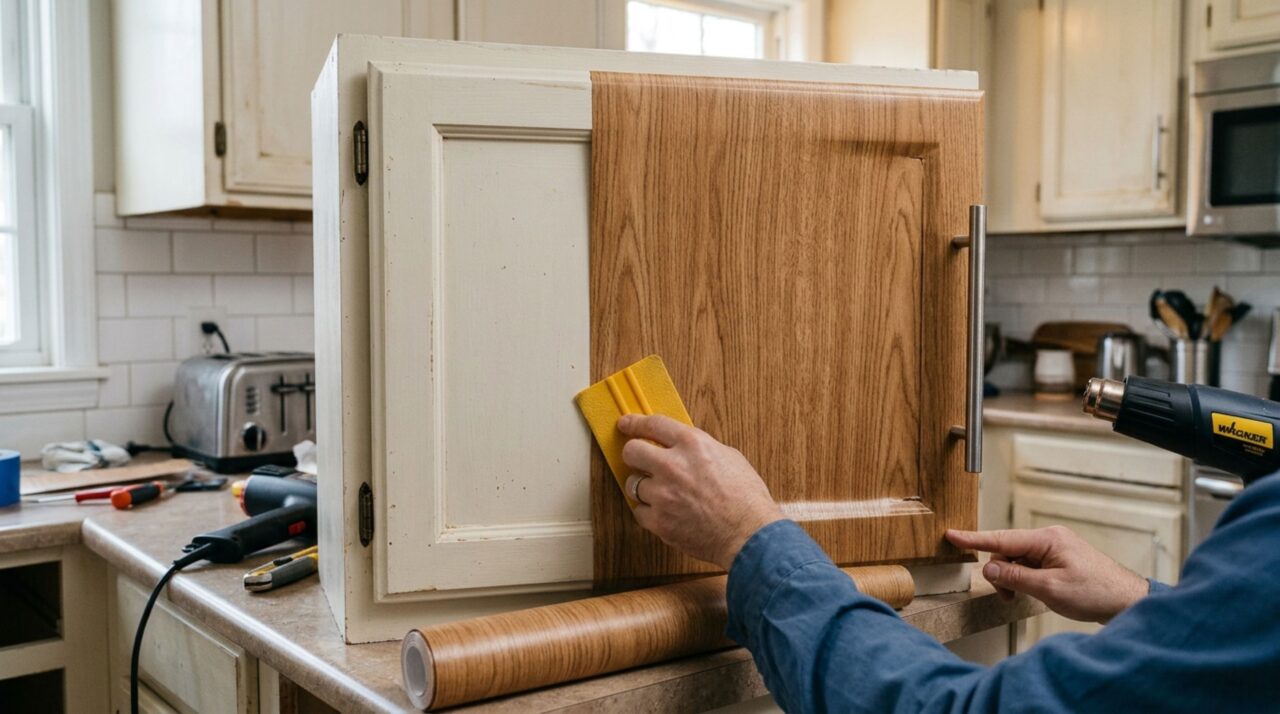 Não se apresse em trocar os armários antigos da cozinha: 6 formas criativas de renovar portas e puxadores