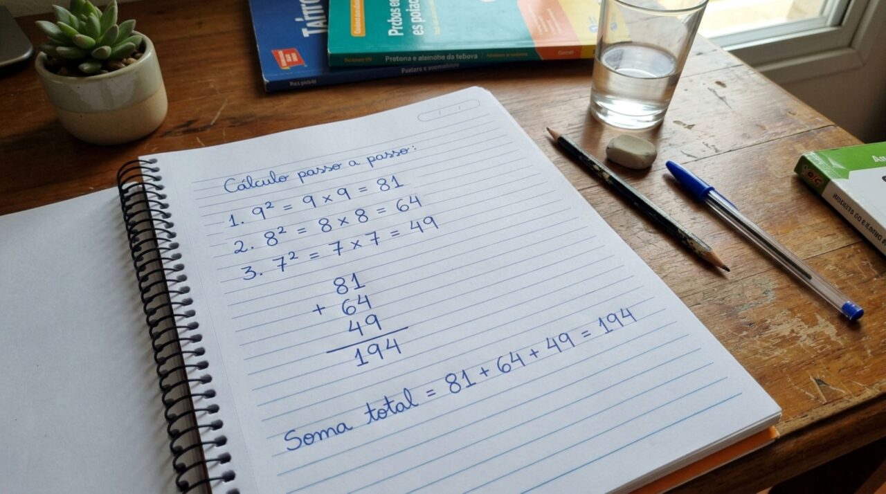 Quanto é 9² + 8² + 7²? Três números simples criam uma resposta maior do que muita gente imagina