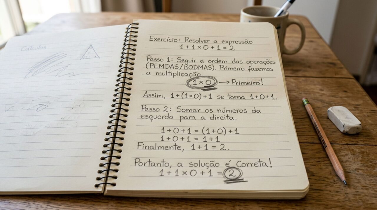 A conta 1 + 1 × 0 + 1 parece óbvia demais, mas até os mais atentos erram se bobear