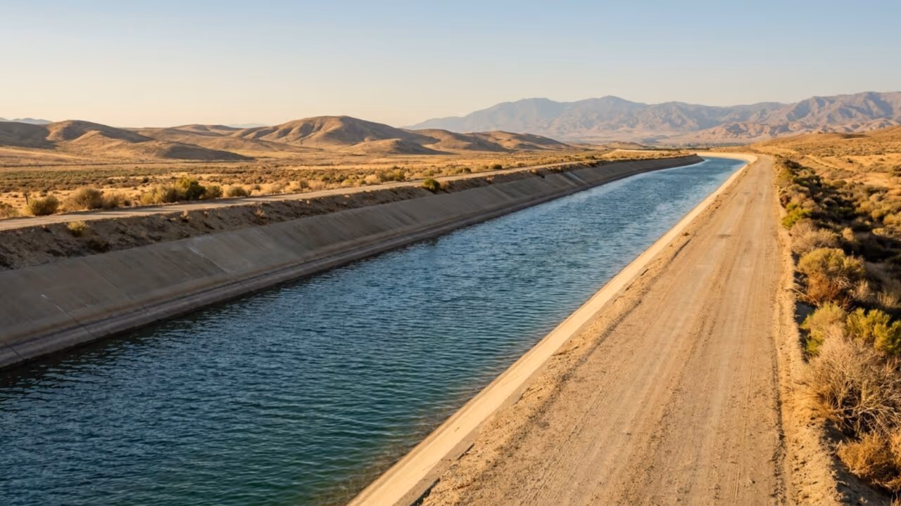 Aqueduto com mais de 700 km atravessa a Califórnia para levar água a uma das regiões mais disputadas dos EUA