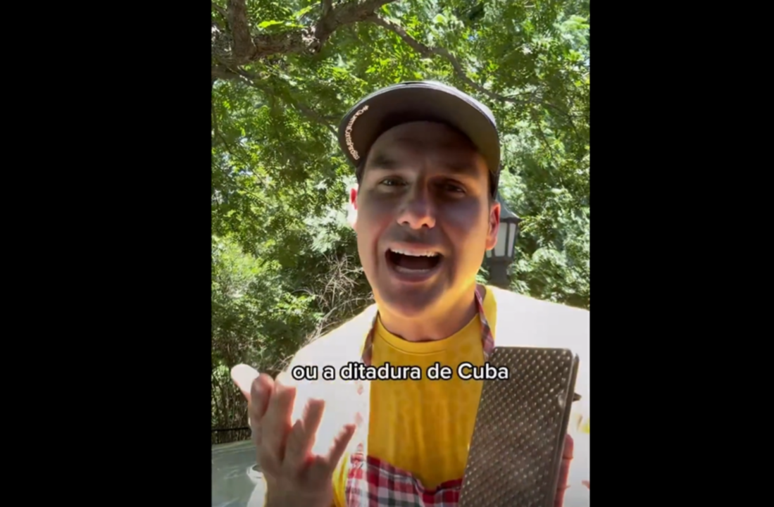“Você quer os EUA do chapeiro ou a ditadura de Cuba?”, diz Eduardo