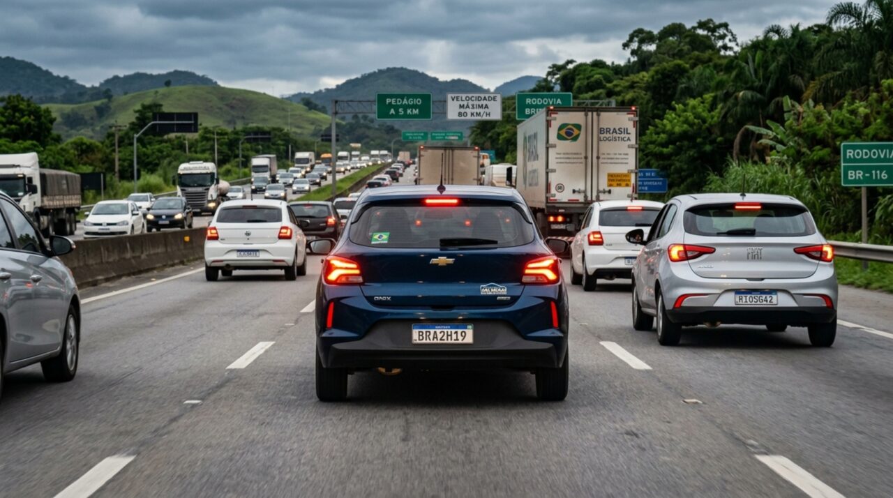 O que significa quando o motorista da frente liga o pisca-alerta de repente na rodovia?