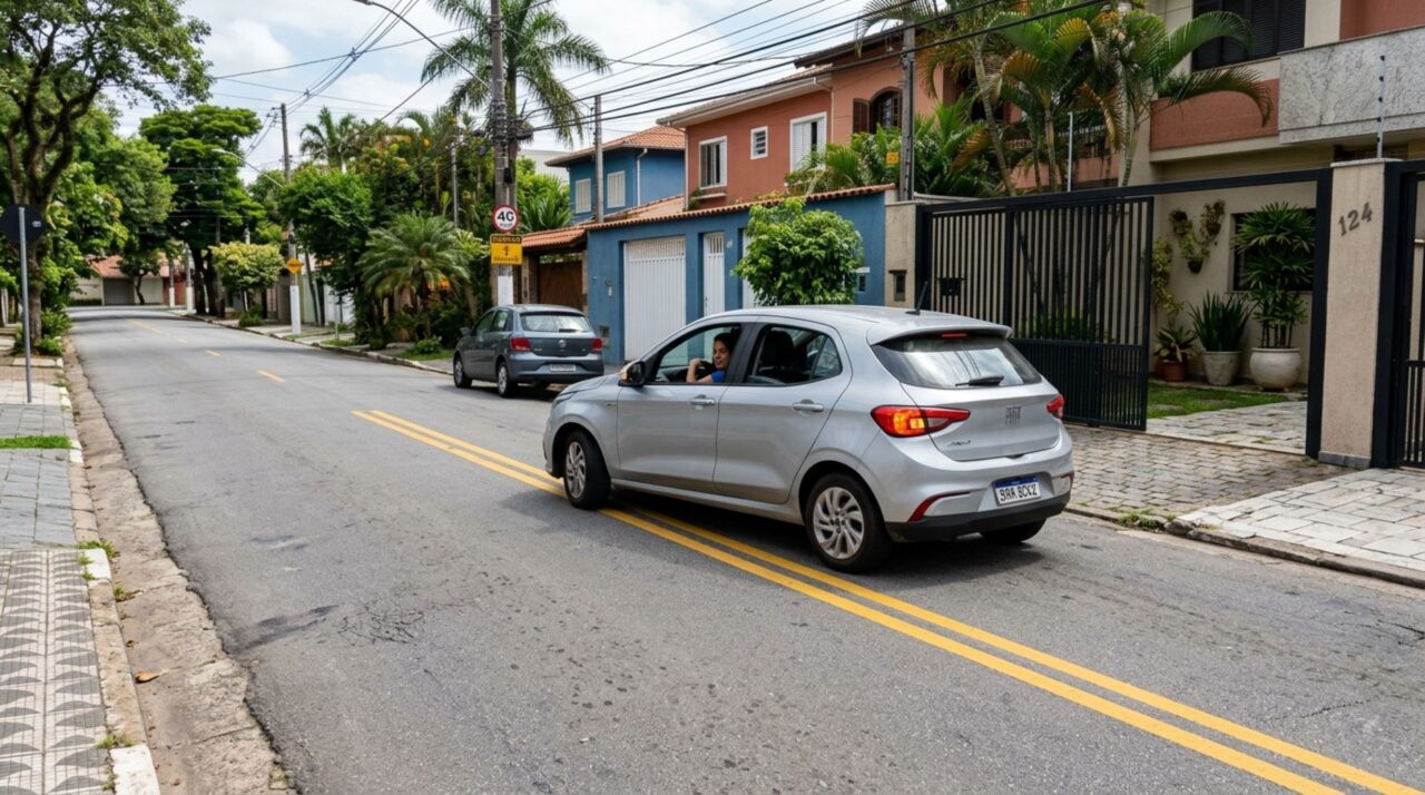 Linha amarela na frente de casa: o que significa e quando o motorista pode entrar na garagem