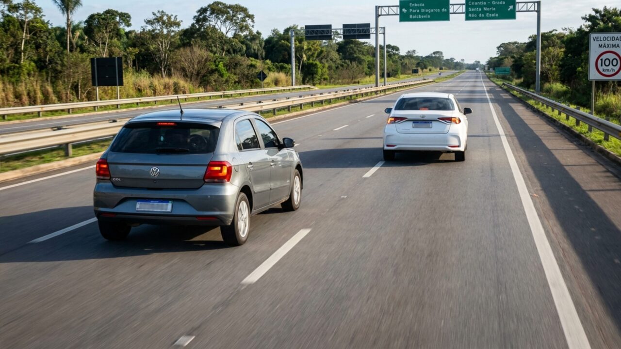 Motoristas que ultrapassam veículos a 80, 100 ou 120 km/h precisam conhecer uma regra ignorada nas rodovias