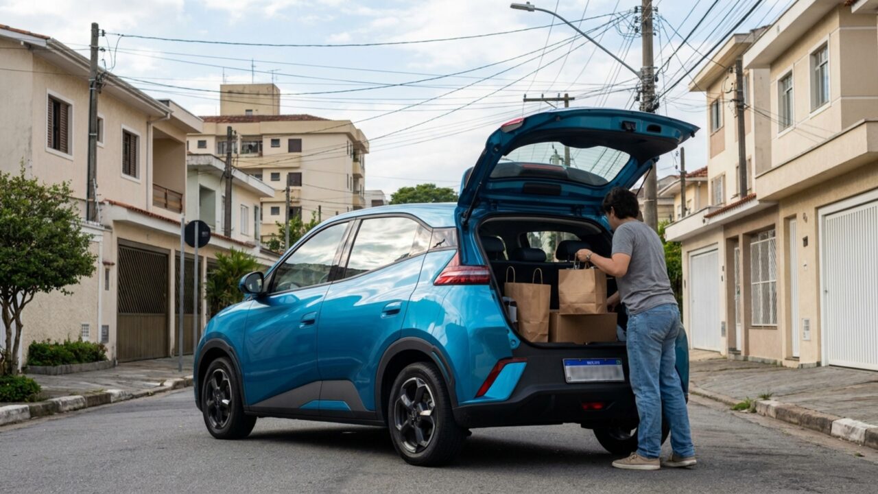 De 230 para 930 litros no porta-malas este elétrico urbano ainda roda até 280 km com uma carga completa