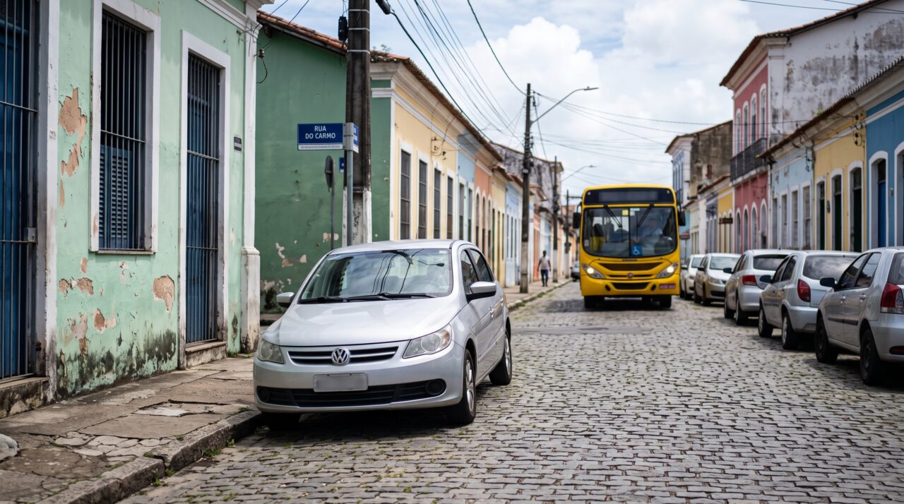 Estacionar o carro no sentido contrário da via apenas para uma parada rápida é permitido?