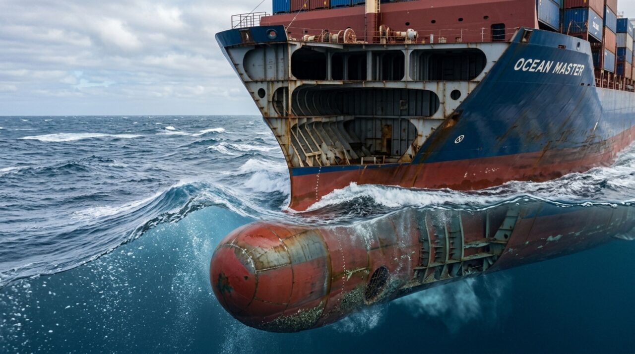 Como duas ondas ajudam a empurrar um navio gigante