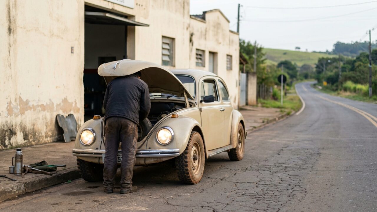Donos de carros antigos precisam revisar estes itens antes de pegar estrada ou podem ser parados na fiscalização