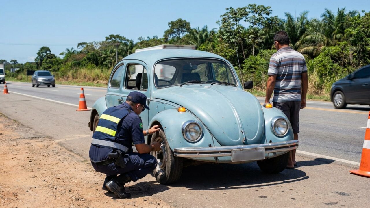 Donos de carros antigos precisam revisar estes itens antes de pegar estrada ou podem ser parados na fiscalização