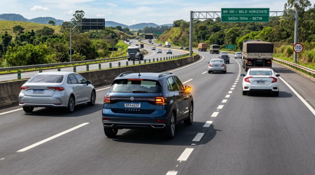 Motoristas que piscam os faróis para pedir passagem devem conhecer o art. 198 do Código de Trânsito Brasileiro