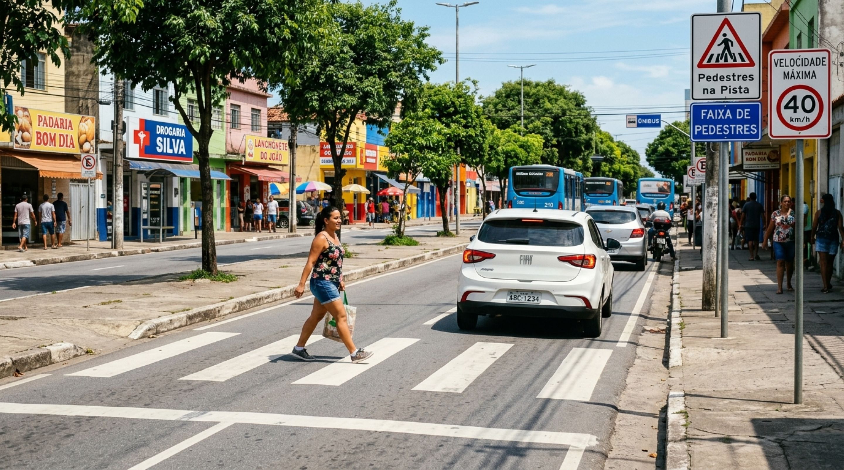 Motoristas que não dão passagem para pedestres quando pedem ou pisam na faixa deveriam conhecer o art. 214 do CTB