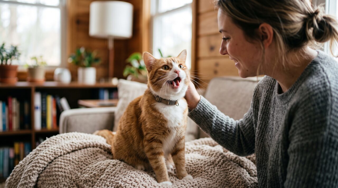 O significado do miado do gato e por que eles só miam para os humanos.