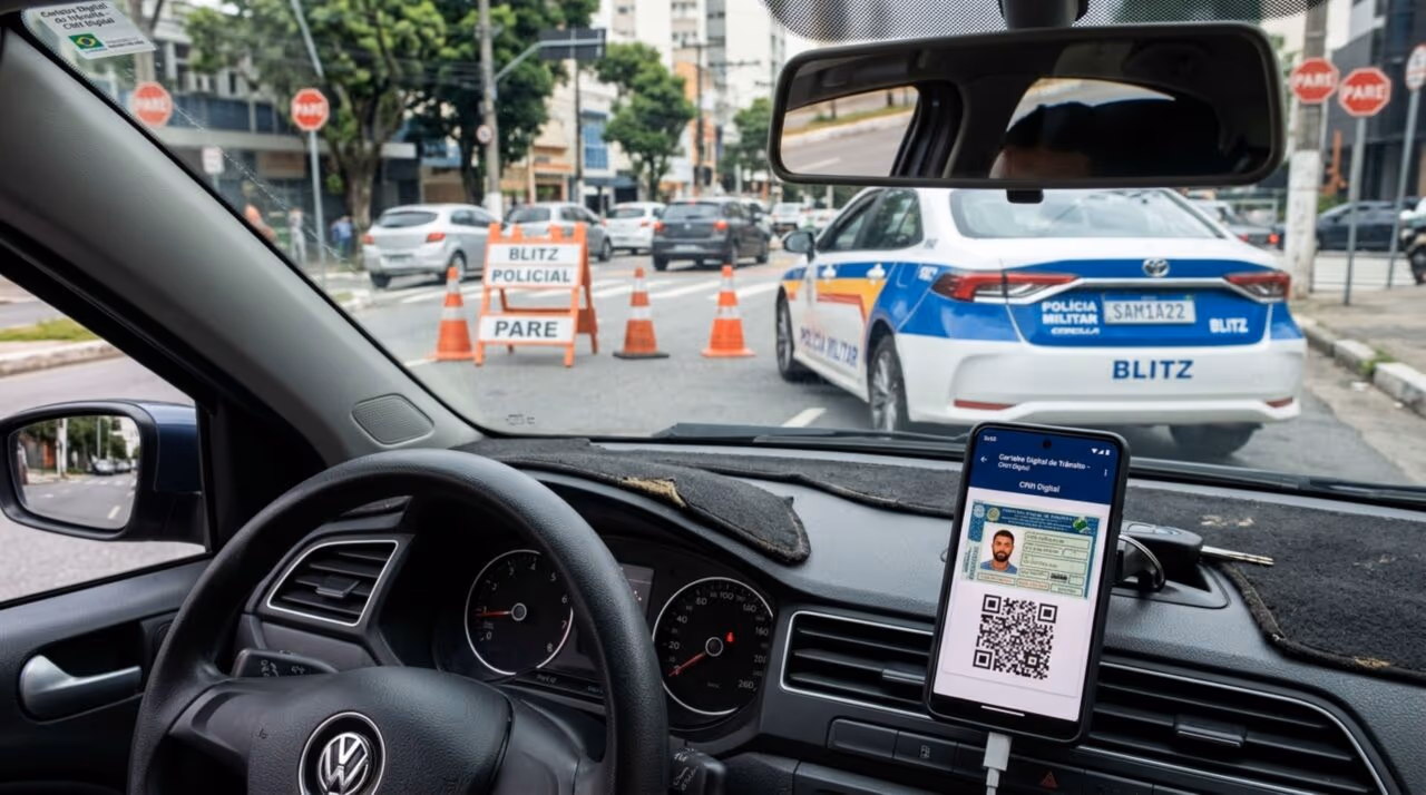 Quem usa carteira de motorista digital deve ficar atento na blitz em 2026