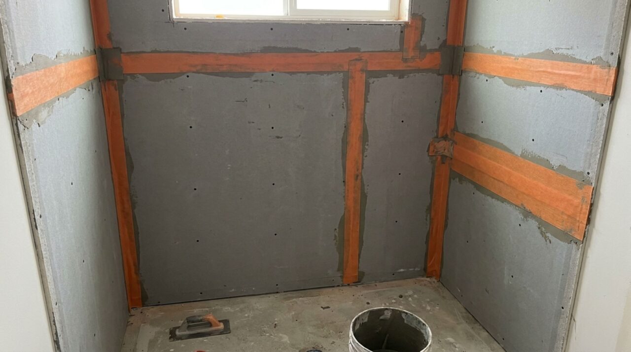 Adeus placa de gesso comum no box: material enfrenta a área molhada como nenhum outro e recebe revestimento cerâmico