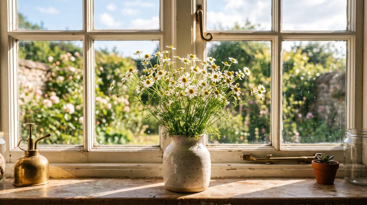 Camomila: 5 motivos para ter em pequenos vasos a planta que acalma, perfuma a casa e atrai insetos polinizadores benéficos para a sua horta