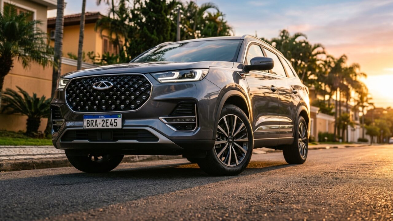 O porta-malas deste SUV cresce de 193 para 889 litros quando dois dos sete lugares deixam de ser usados