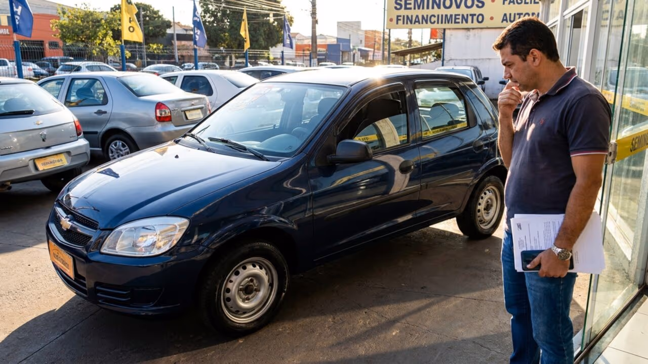 Carro usado da Chevrolet por menos de R$ 35 mil pode ser saída para fugir dos preços dos 0 km
