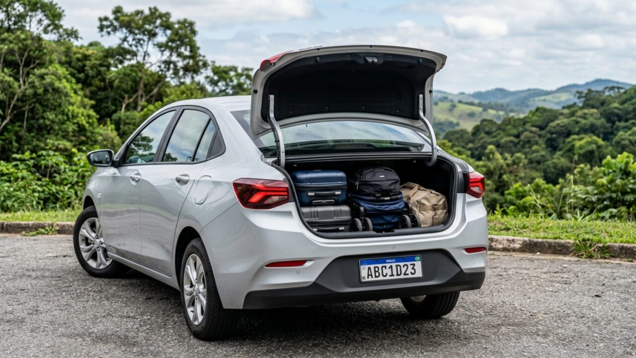 Chevrolet lança sedã econômico com porta-malas de 500 litros e consumo capaz de chegar a 17,7 km com 1 litro