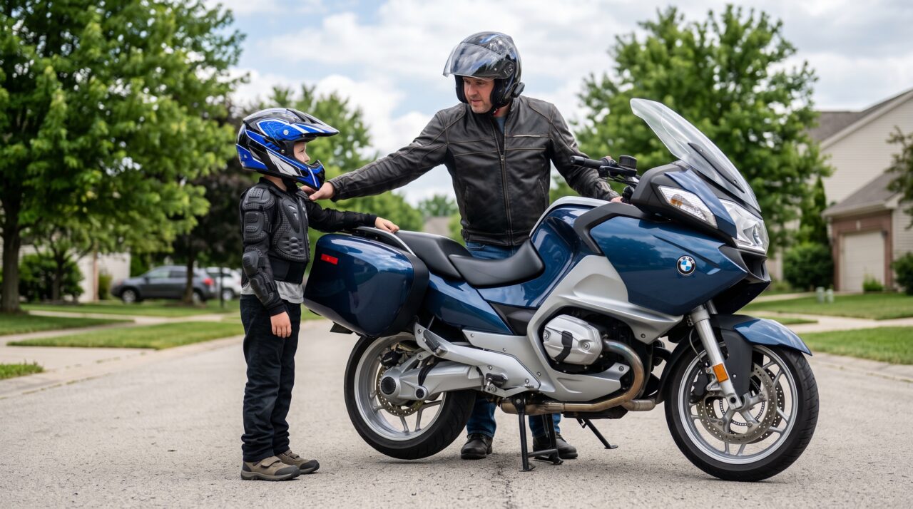 Regras atuais do CTB sobre a idade mínima para transportar crianças na garupa de motos.