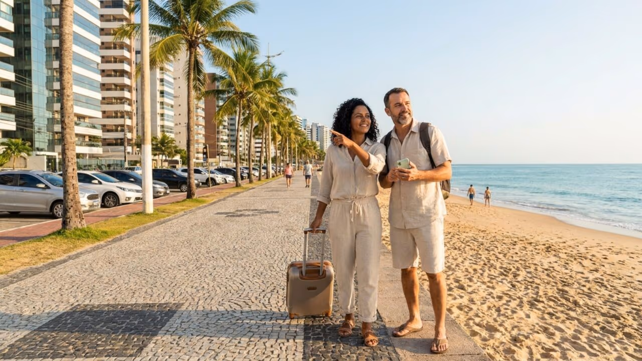 Cidade litorânea que mais atrai quem quer recomeçar, graças ao mar calmo e ao estilo de vida mais simples