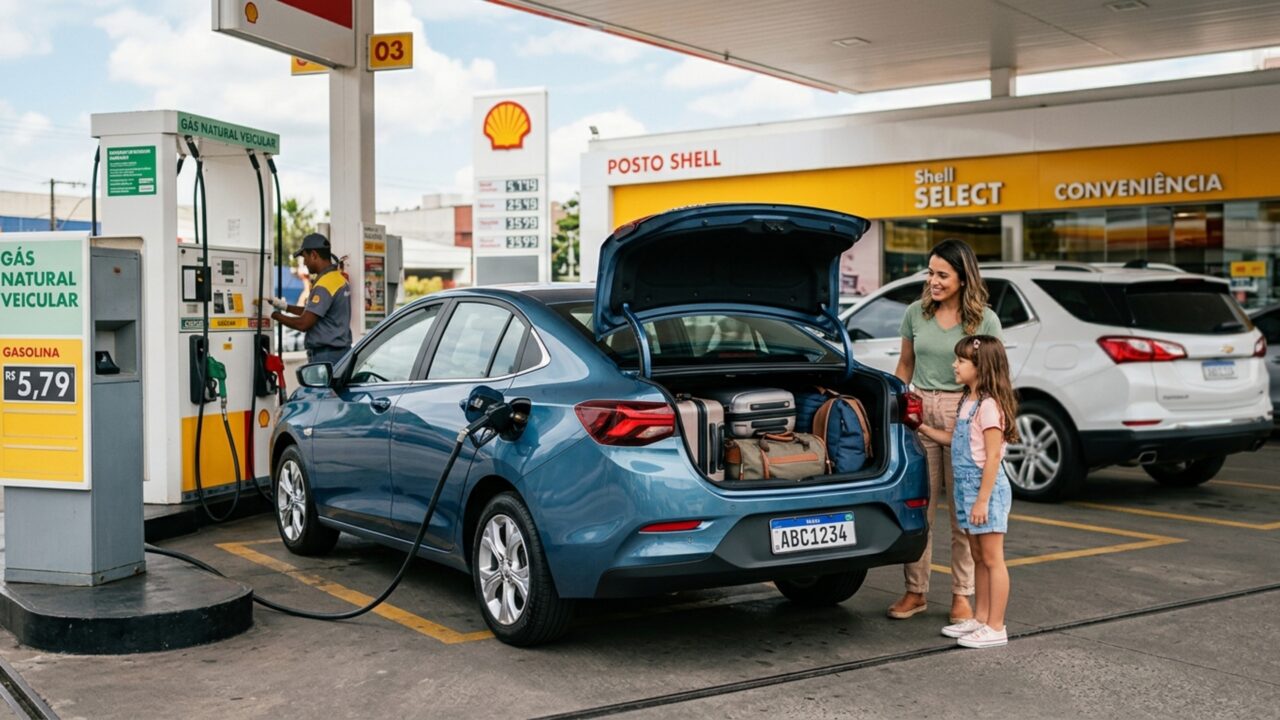 Sedã compacto faz mais de 17 km/l na estrada e vira opção para família que quer gastar pouco
