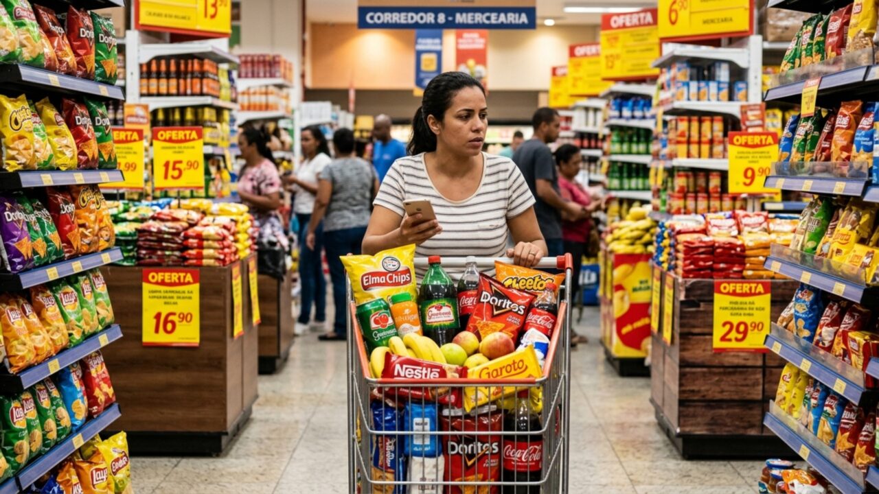 Compras no supermercado os hábitos que fazem você gastar até 30% a mais