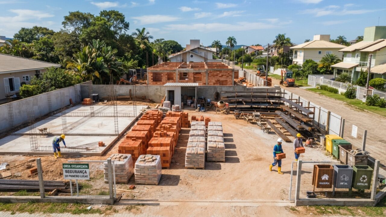 Quanto custa a construção de uma casa de 61 m² em Julho de 2026?