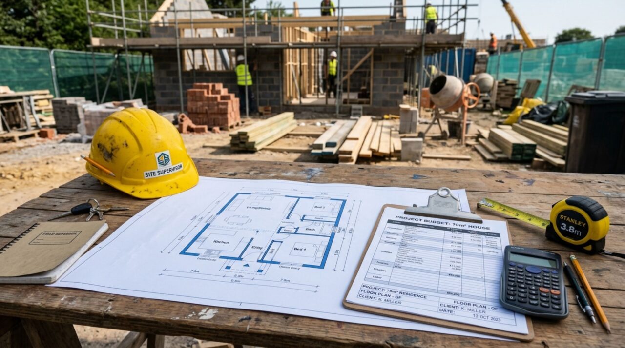 Casa de 70 m² em 2026 pode custar até R$ 230 mil: veja onde o orçamento costuma estourar