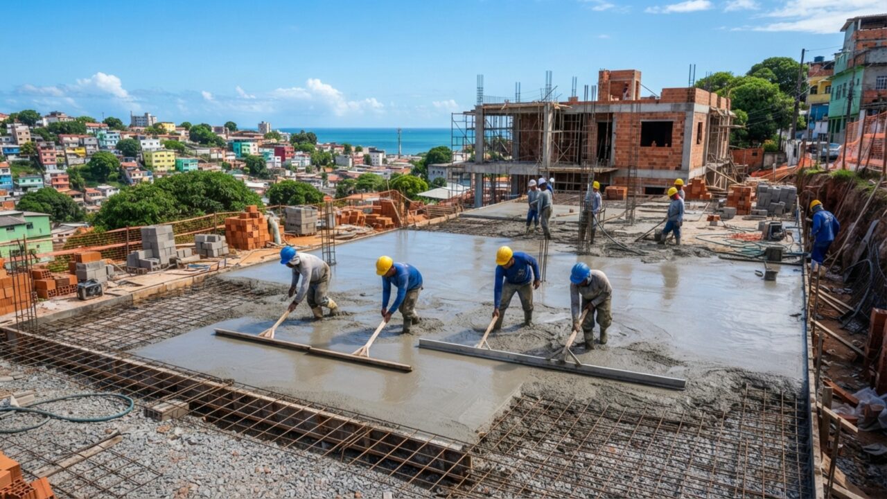 Como os engenheiros evitam rachaduras na laje usando um aditivo de R$ 30 no cimento