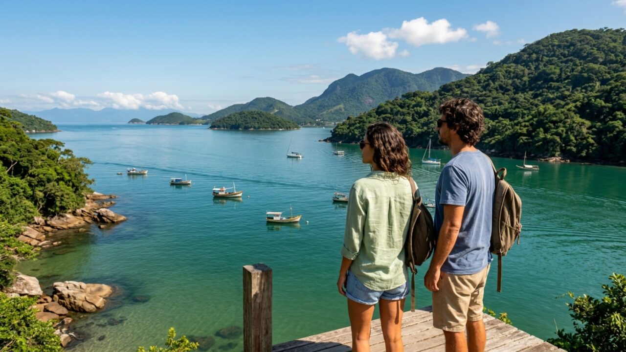 Cada vez mais turistas deixam Copacabana para depois e descobrem na Costa Verde um litoral de ilhas, mata preservada e mar de tom esmeralda
