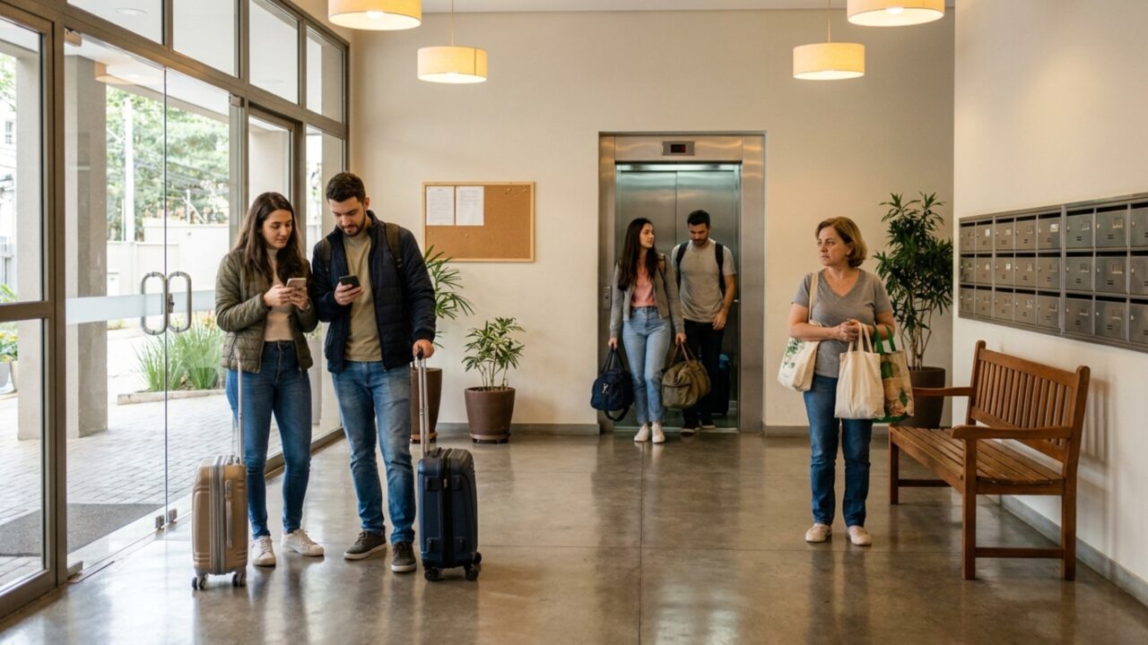 Proprietária anuncia o apartamento para estadias curtas, recebe hóspedes pelo aplicativo e descobre que dois terços dos vizinhos podem decidir o futuro da atividade